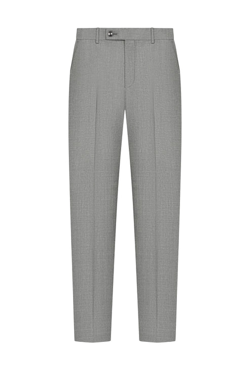 Reda Light Grey Flannel Custom Trouser