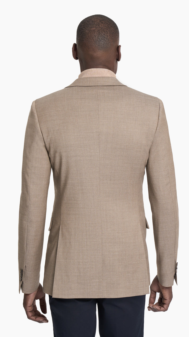 Reda Light Brown Twill Custom Jacket