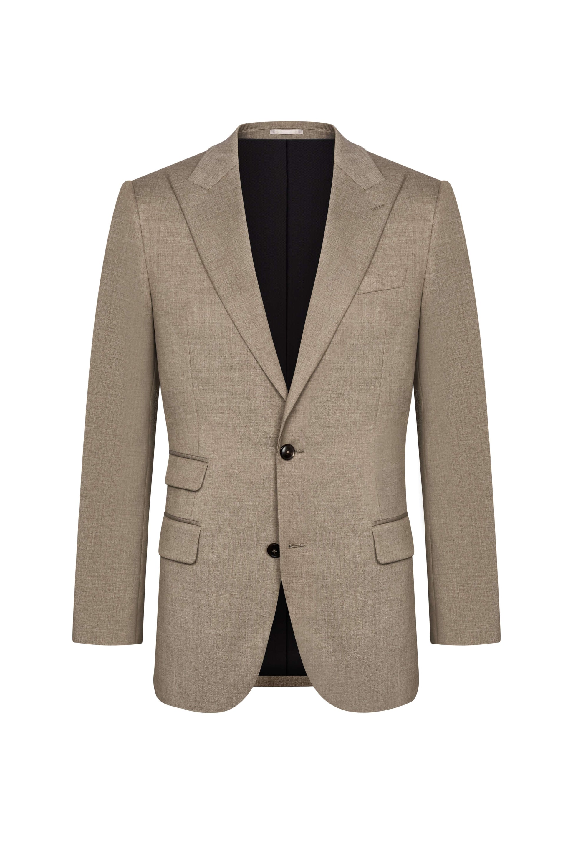 Reda Light Brown Twill Custom Jacket