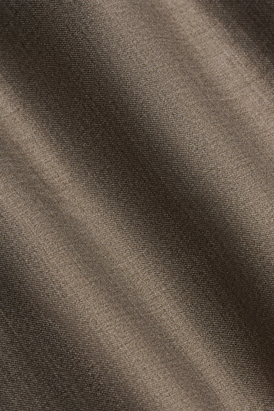 Light Brown Plain Weave Suit