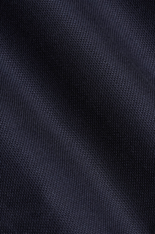 Reda Navy Blue Basket Weave Custom Jacket