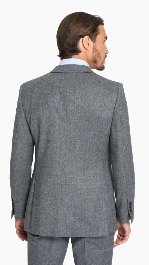 Steel Grey Flannel Jacket