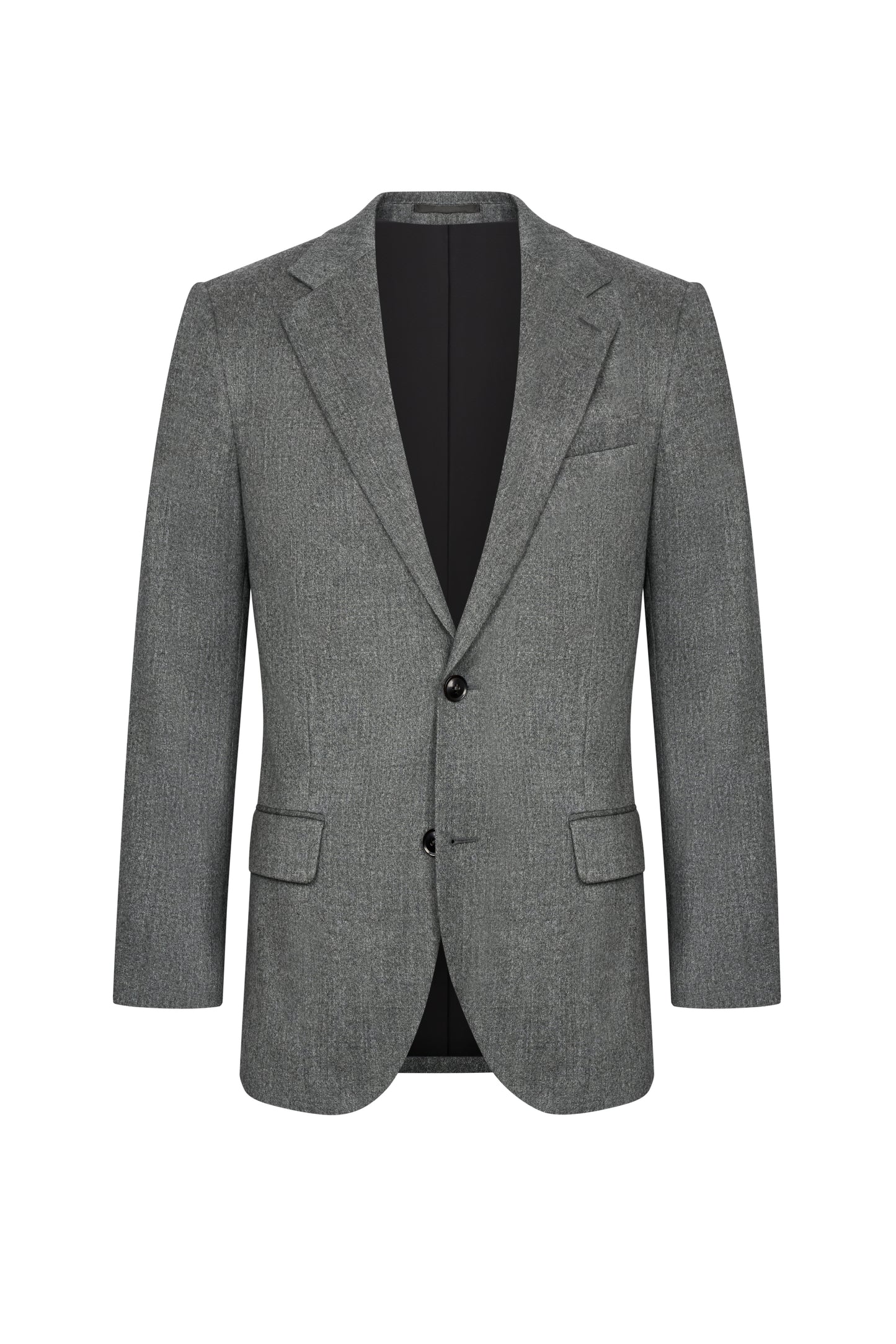 Steel Grey Flannel Custom Jacket
