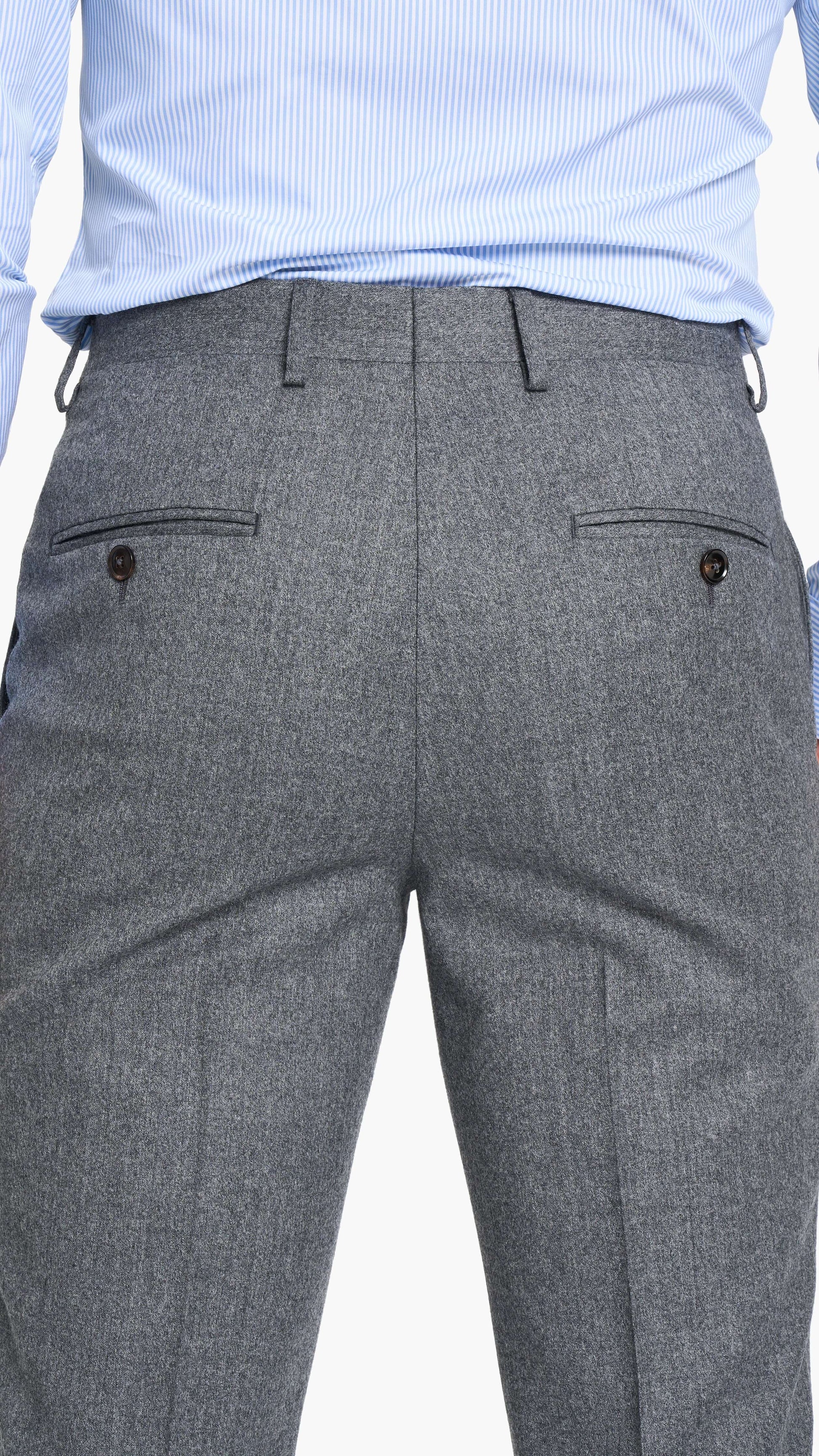 Reda Steel Grey Flannel Custom Suit