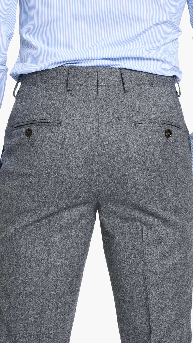 Reda Steel Grey Flannel Custom Suit