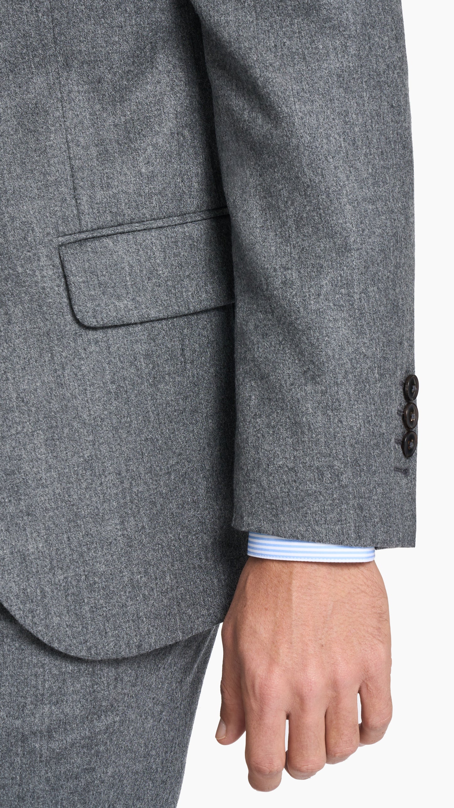 Steel Grey Flannel Suit