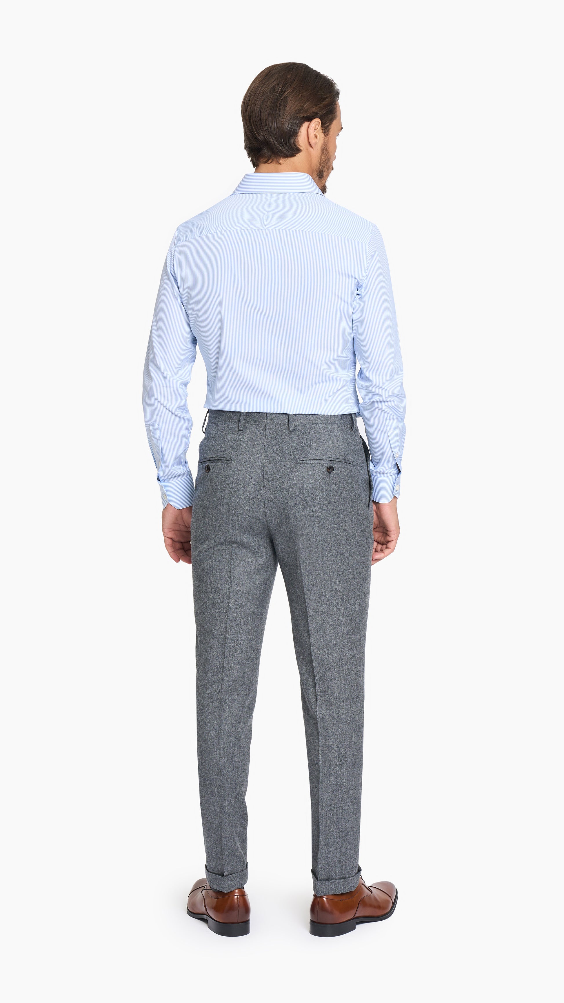 Steel Grey Flannel Trouser