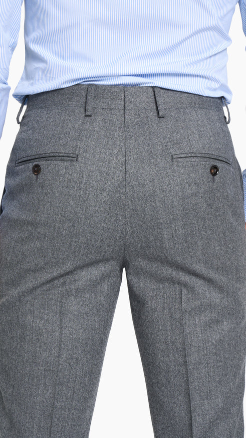 Steel Grey Flannel Trouser