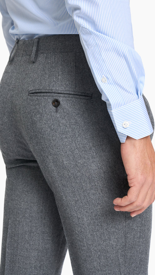 Steel Grey Flannel Trouser