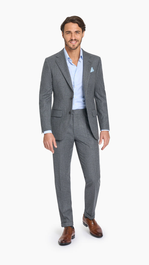 Steel Grey Flannel Trouser