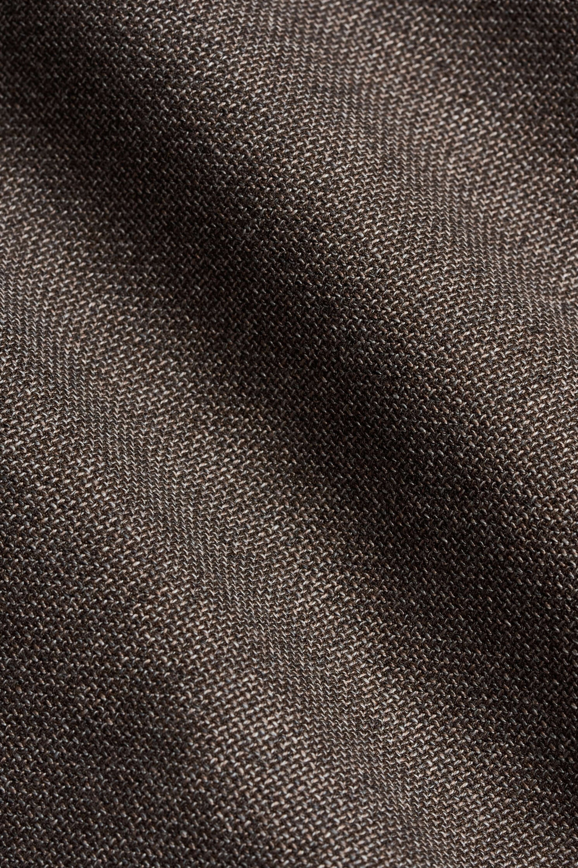 Reda Brown Basket Weave Custom Jacket