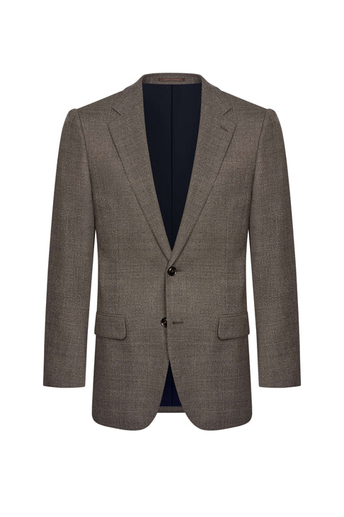 Reda Brown Basket Weave Custom Jacket