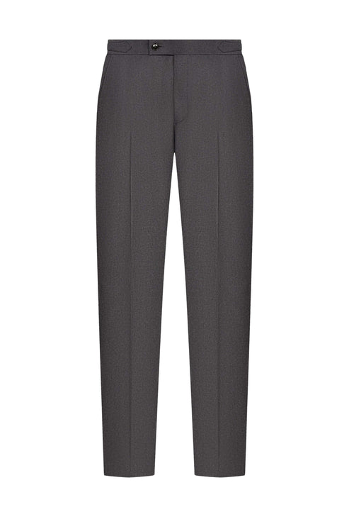 Reda Charcoal Grey Flannel Custom Suit