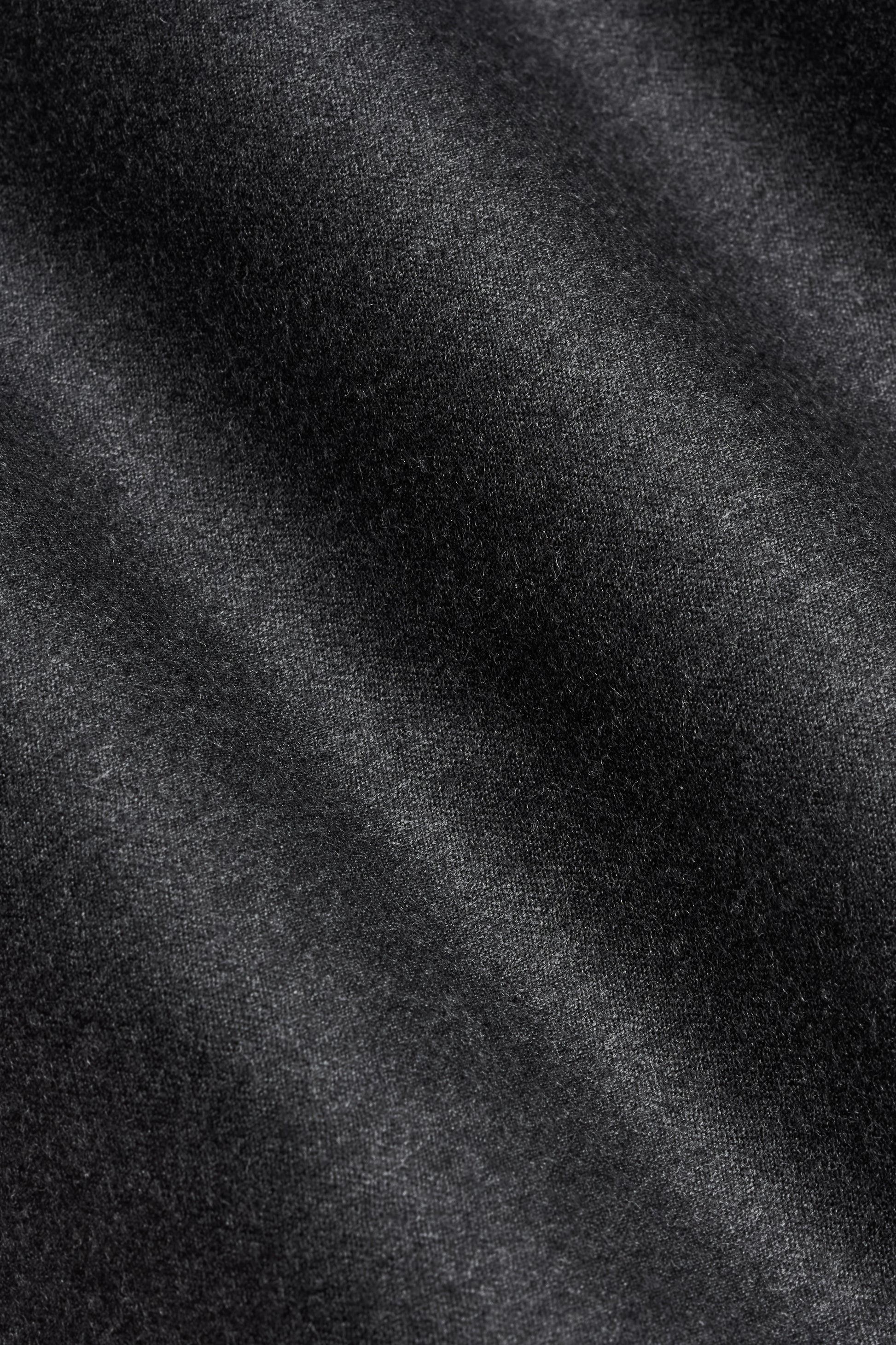 Reda Charcoal Grey Flannel Custom Trouser