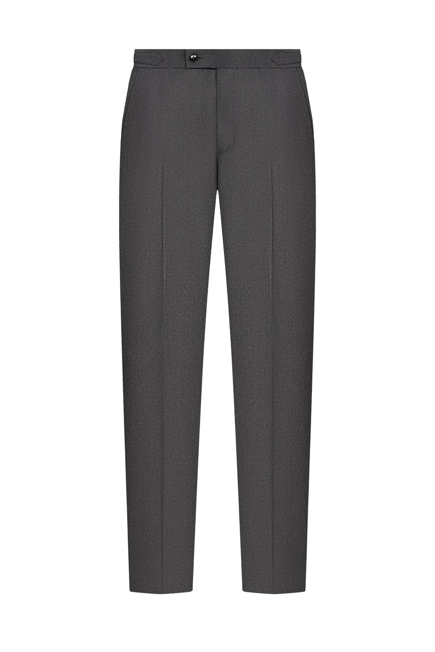 Reda Charcoal Grey Flannel Custom Trouser