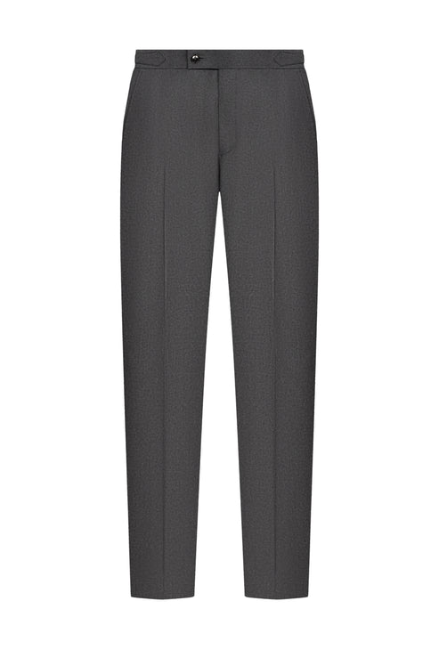 Reda Charcoal Grey Flannel Custom Trouser