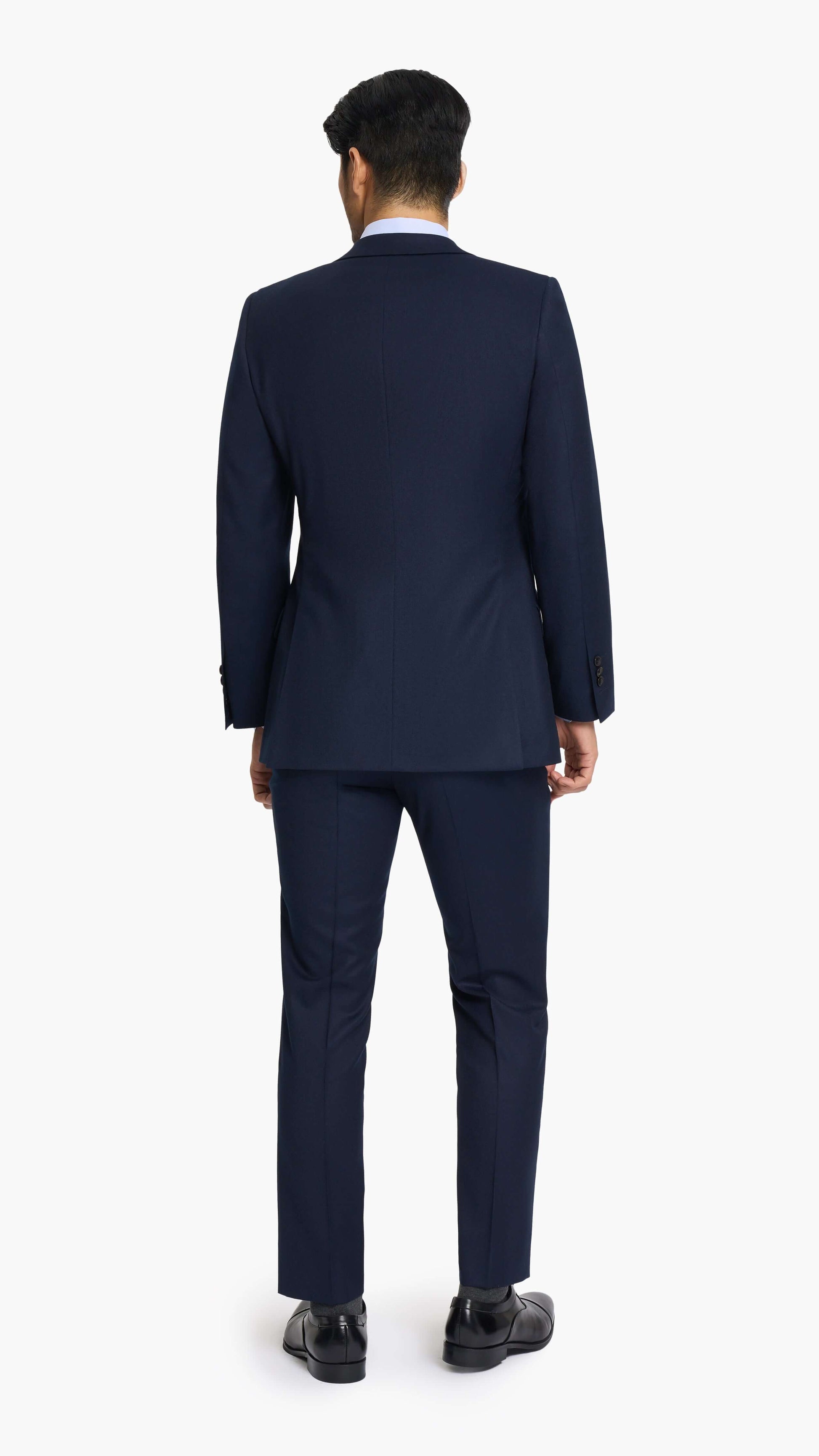 Reda Midnight Blue Flannel Custom Jacket