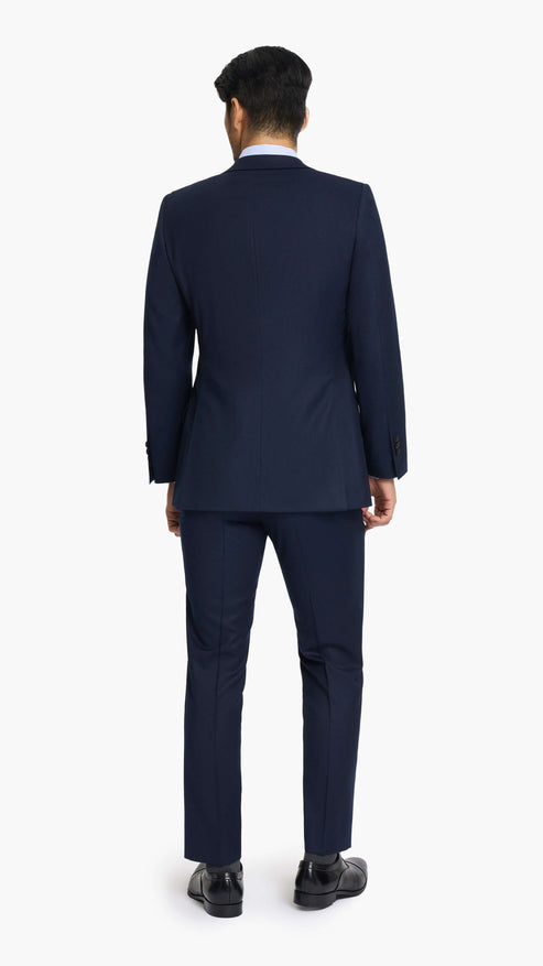 Reda Midnight Blue Flannel Custom Jacket
