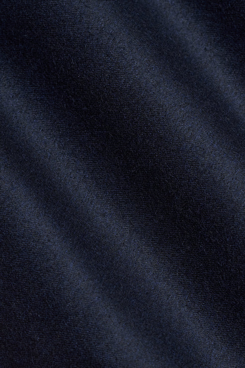 Reda Midnight Blue Flannel Custom Jacket