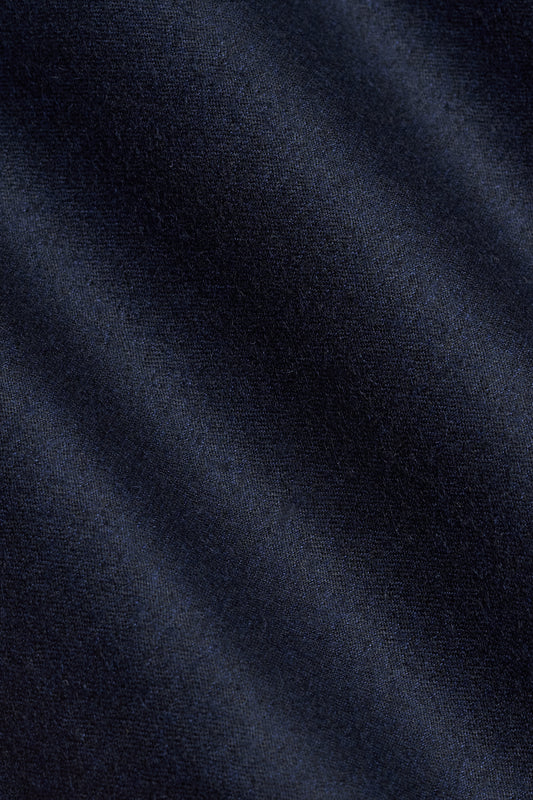 Reda Midnight Blue Flannel Custom Jacket