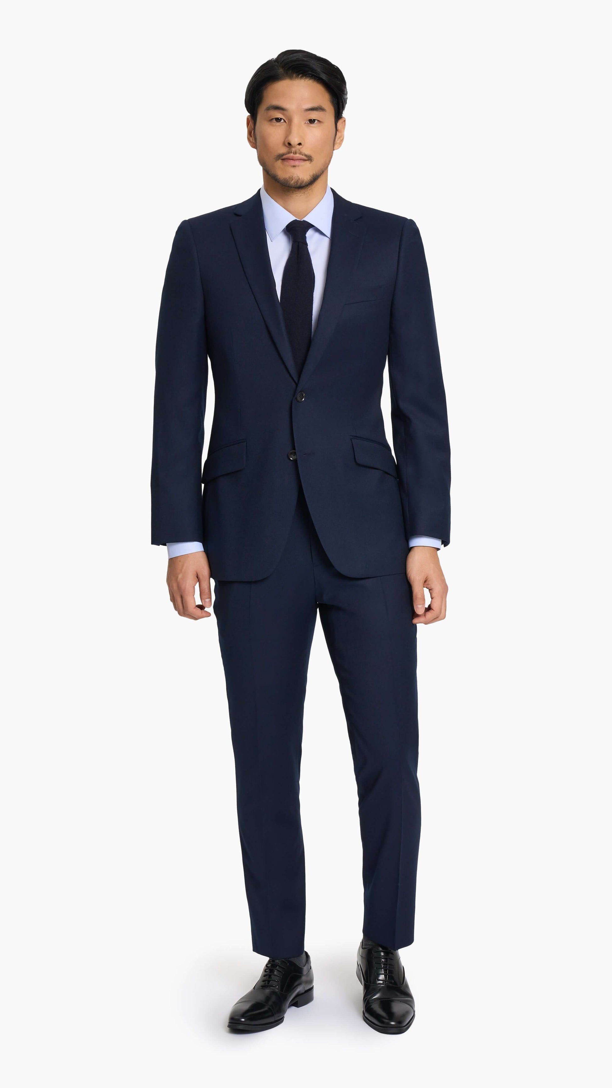 Reda Midnight Blue Flannel Custom Trouser