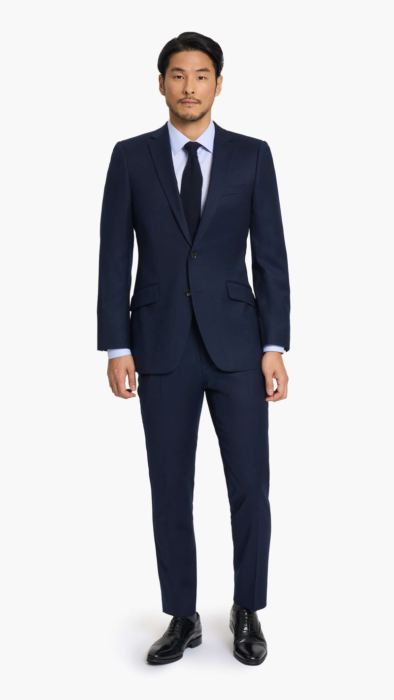 Reda Midnight Blue Flannel Custom Trouser