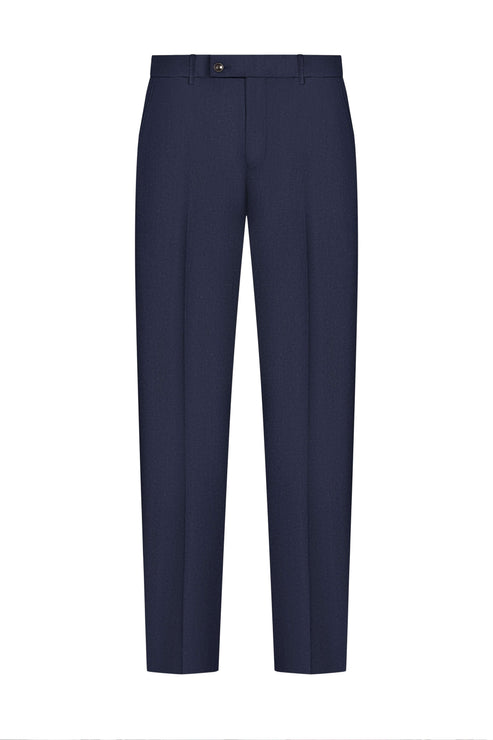 Reda Midnight Blue Flannel Custom Trouser