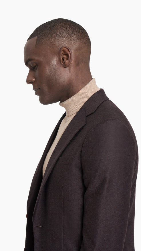 Reda Merlot Flannel Custom Jacket