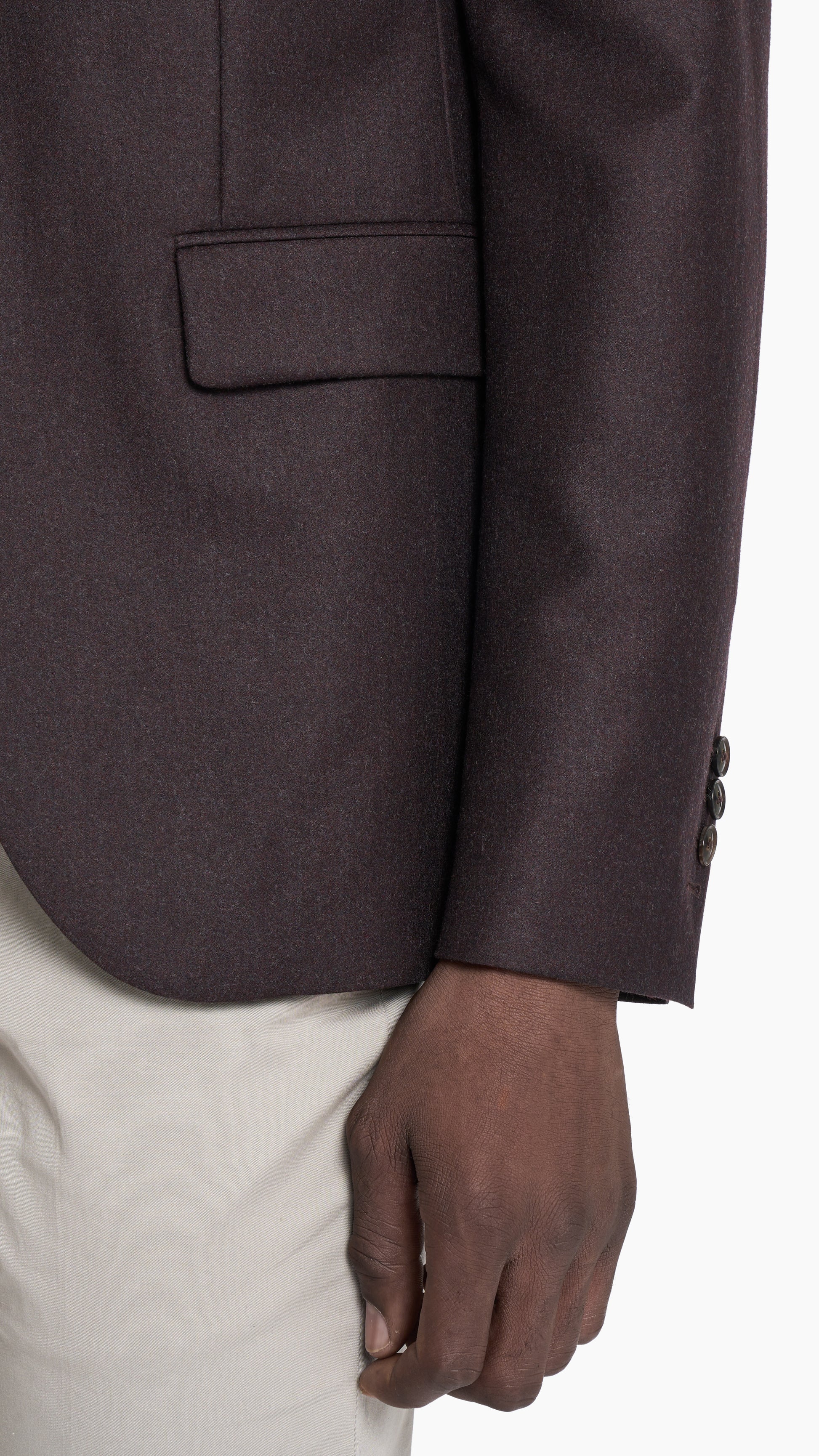 Reda Merlot Flannel Custom Jacket