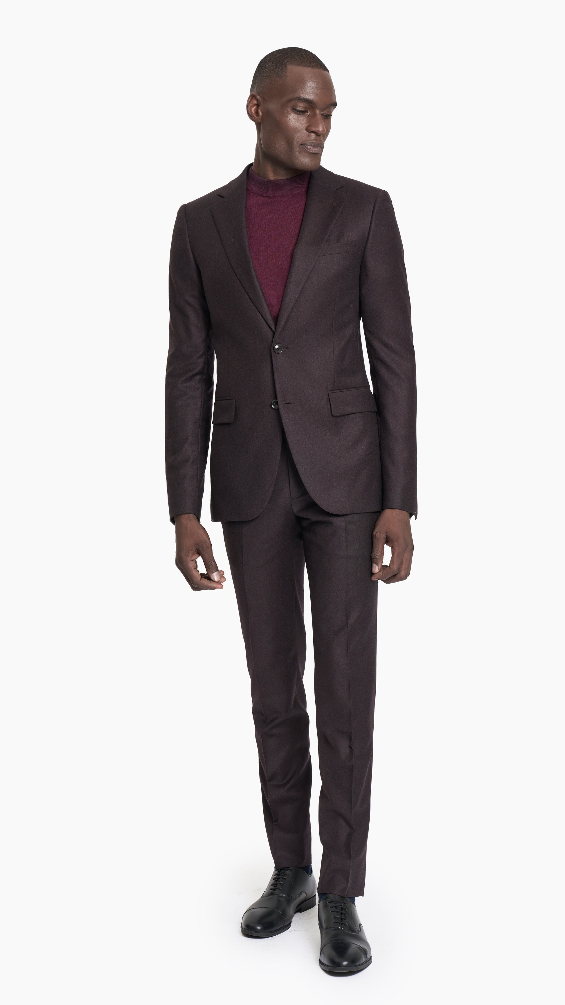 Reda Merlot Flannel Custom Jacket