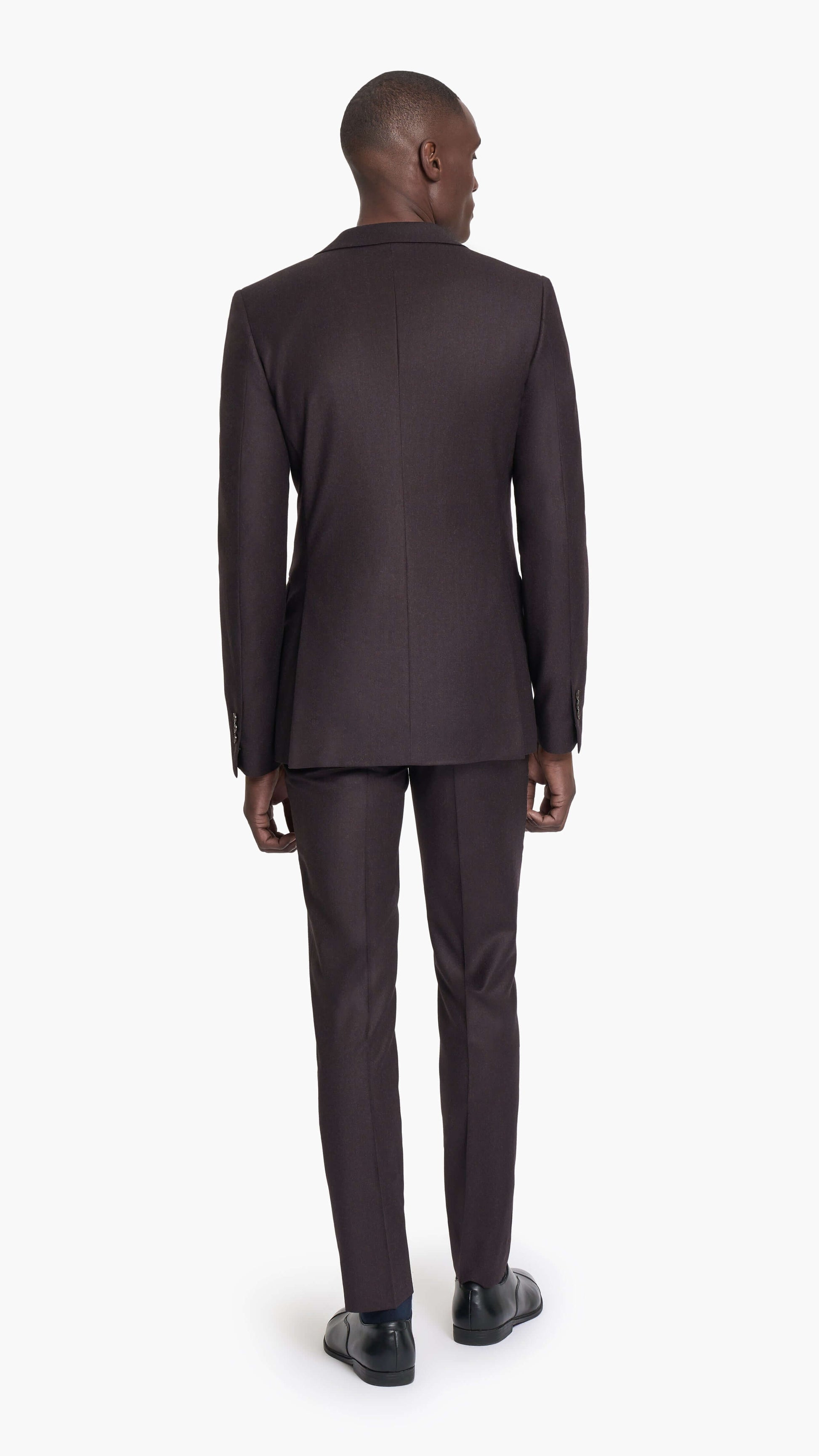 Reda Merlot Flannel Custom Suit