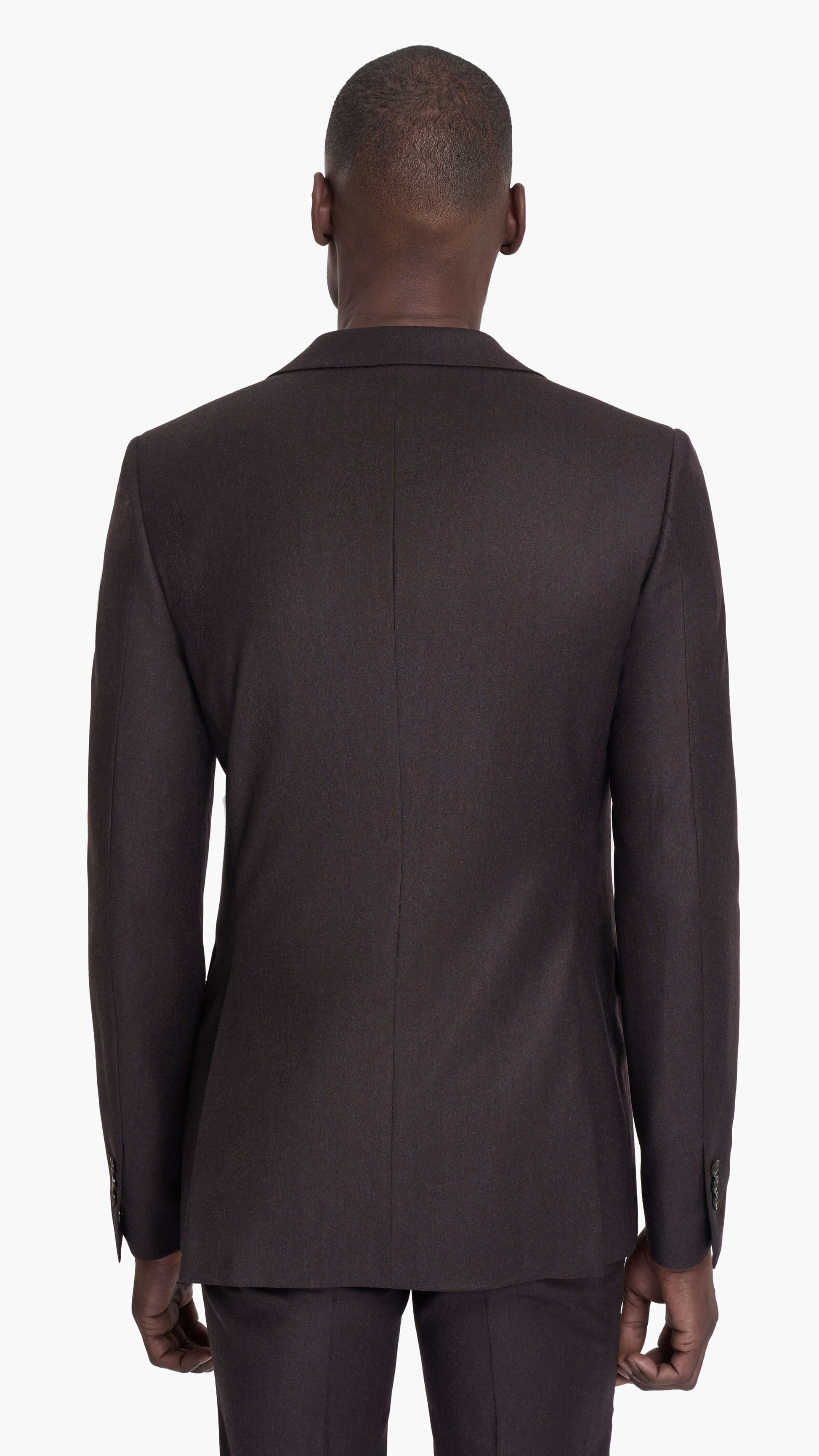 Reda Merlot Flannel Custom Suit