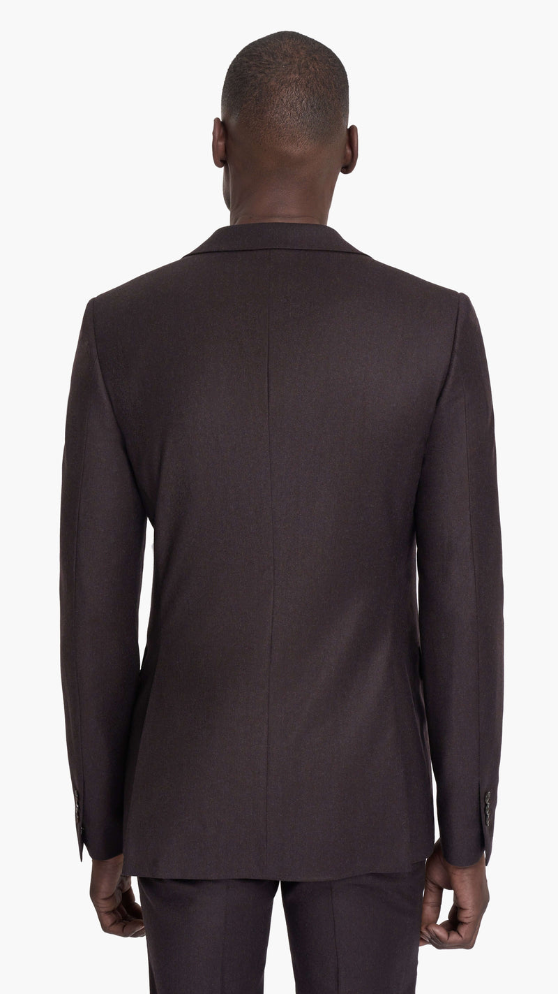 Reda Merlot Flannel Custom Suit