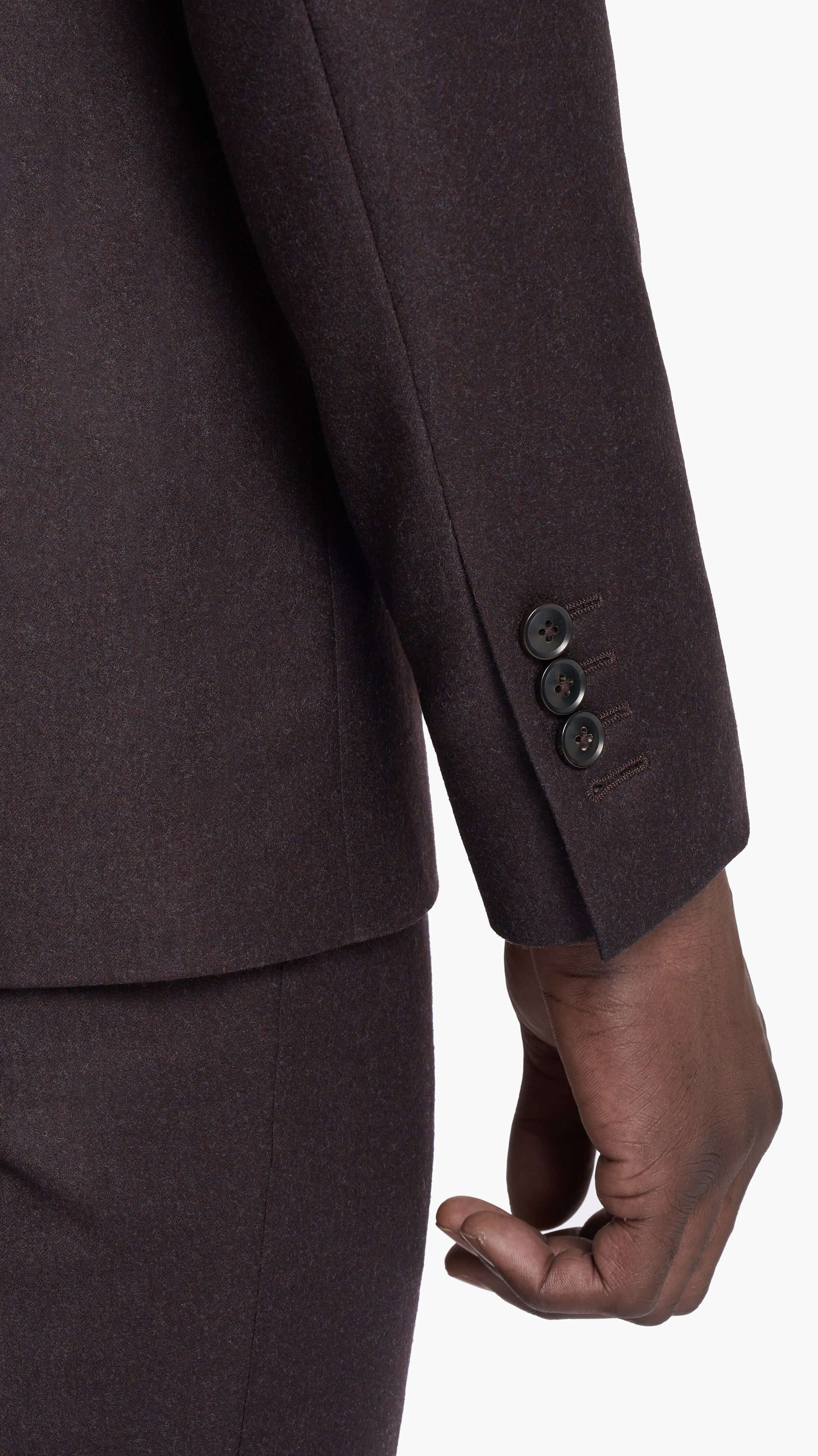 Reda Merlot Flannel Custom Suit