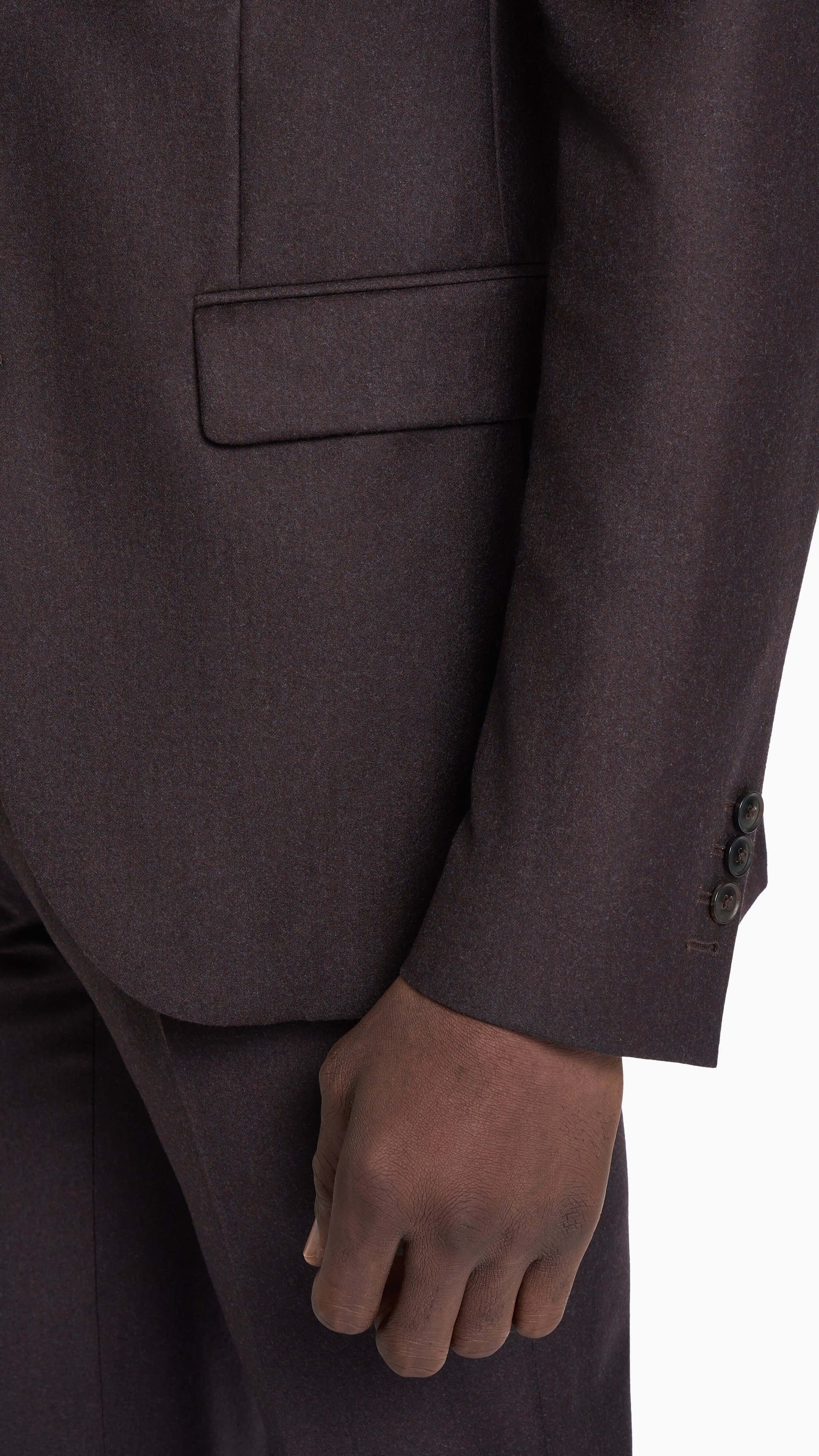 Reda Merlot Flannel Custom Suit
