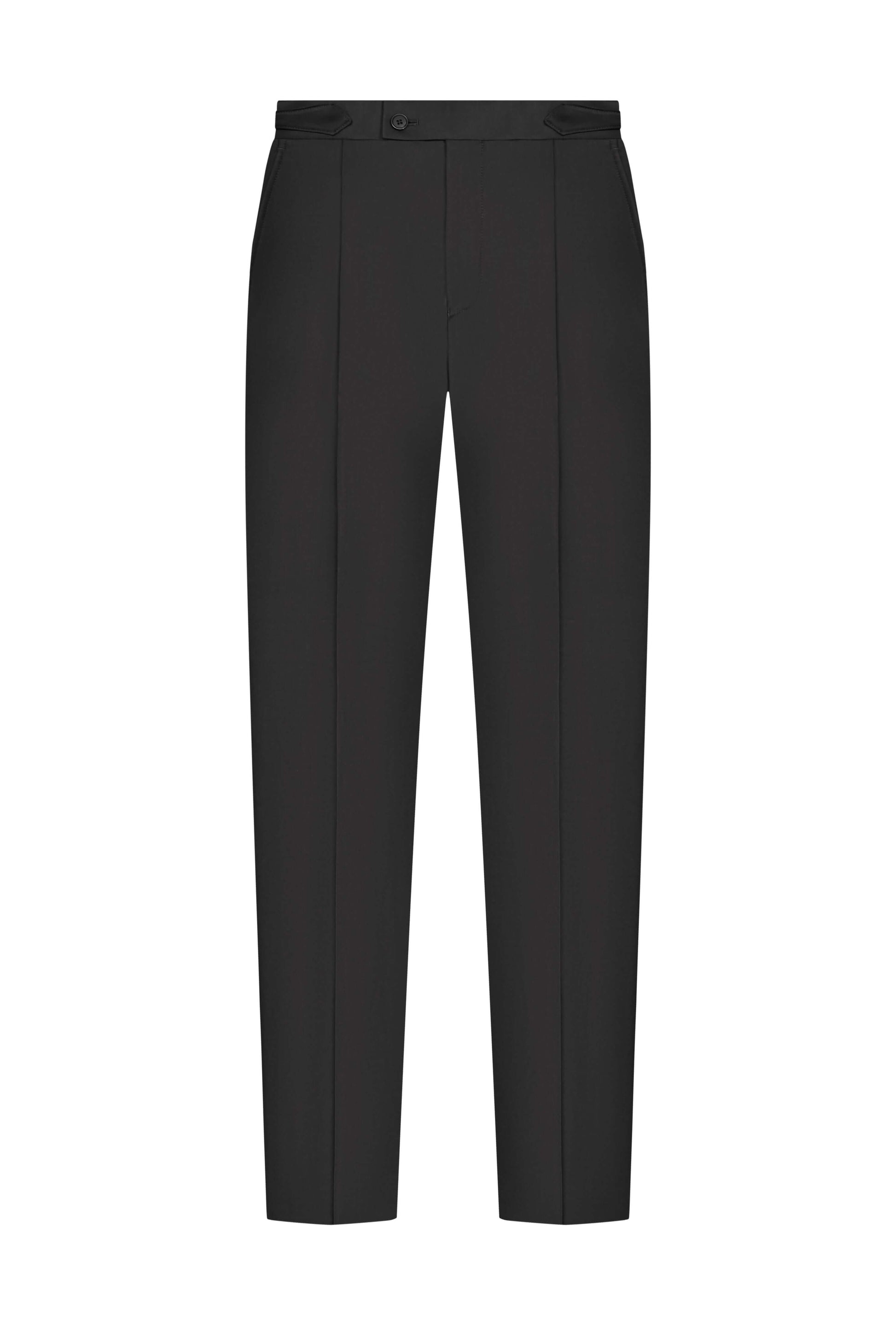 Reda Black Twill Custom Tuxedo Trouser