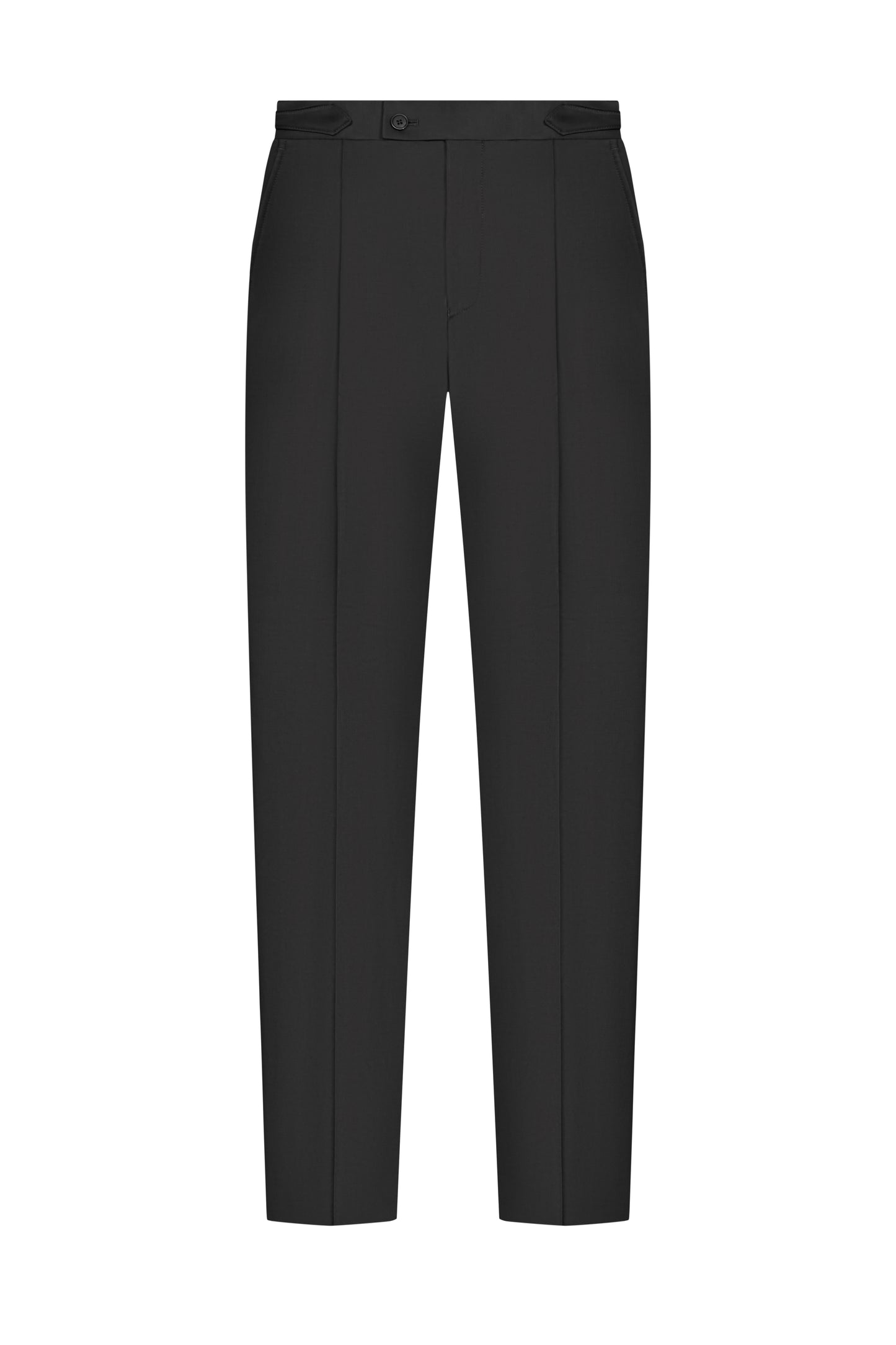 Black Twill Tuxedo Trouser