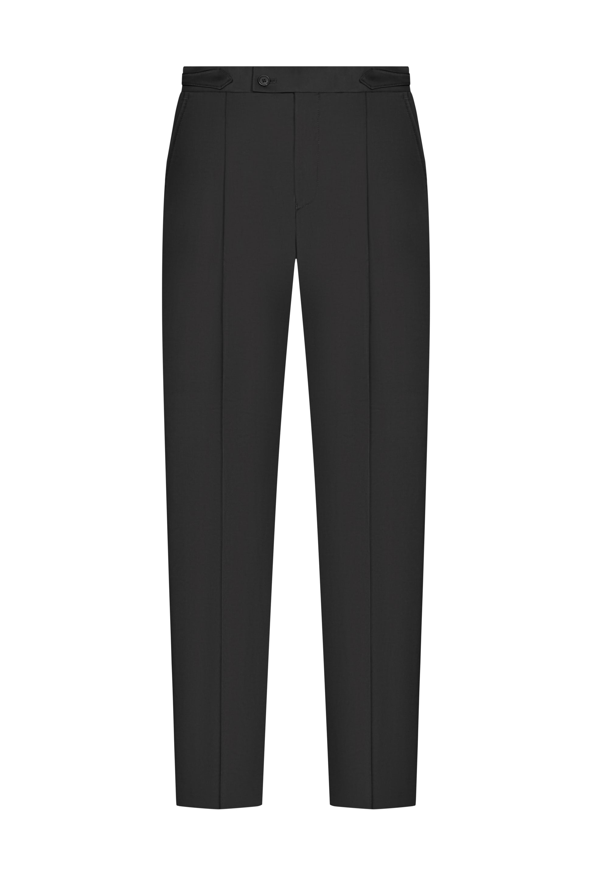 Black Twill Tuxedo Trouser