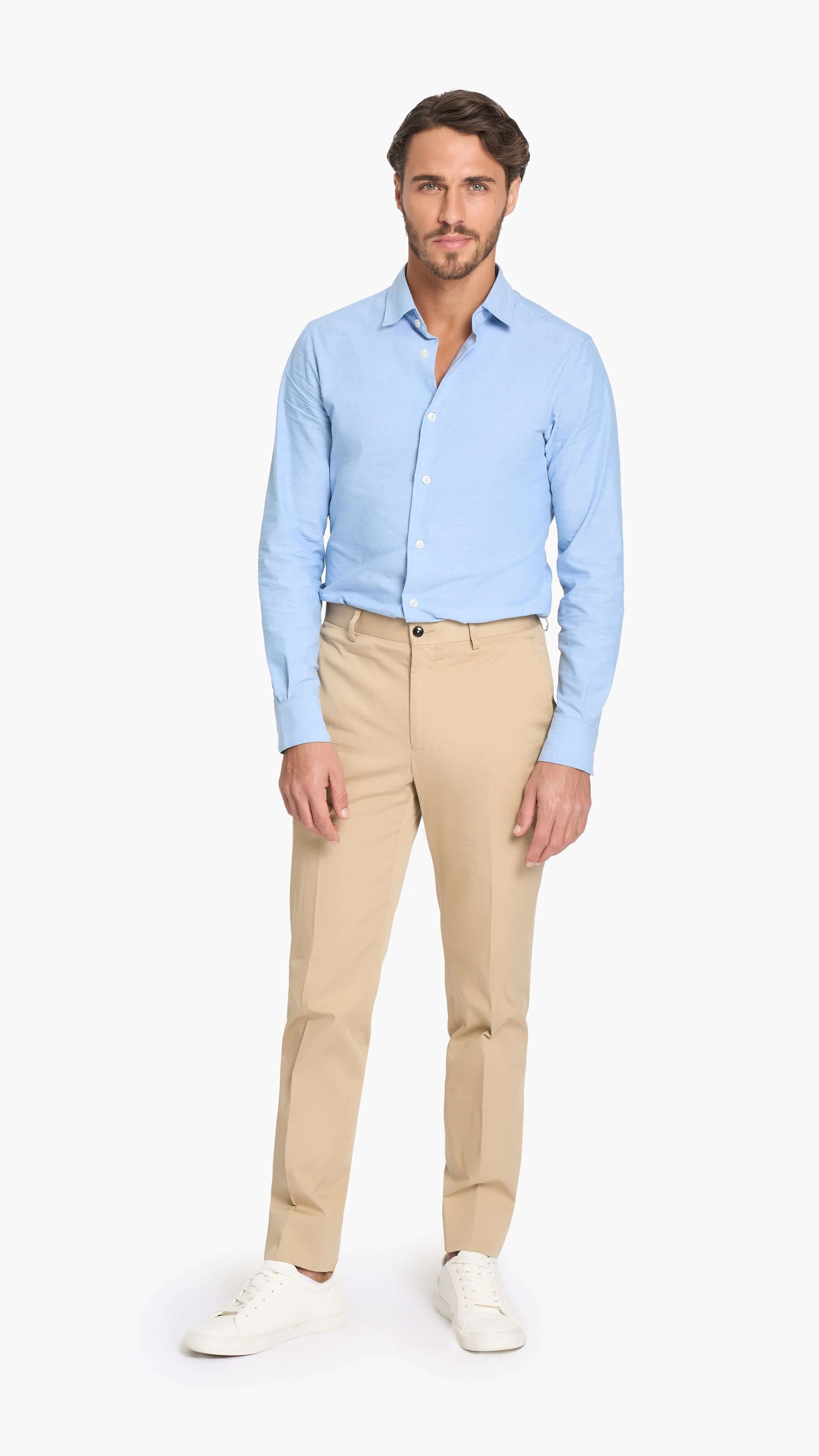 Tessuti di Sondrio Beige Twill Custom Chino
