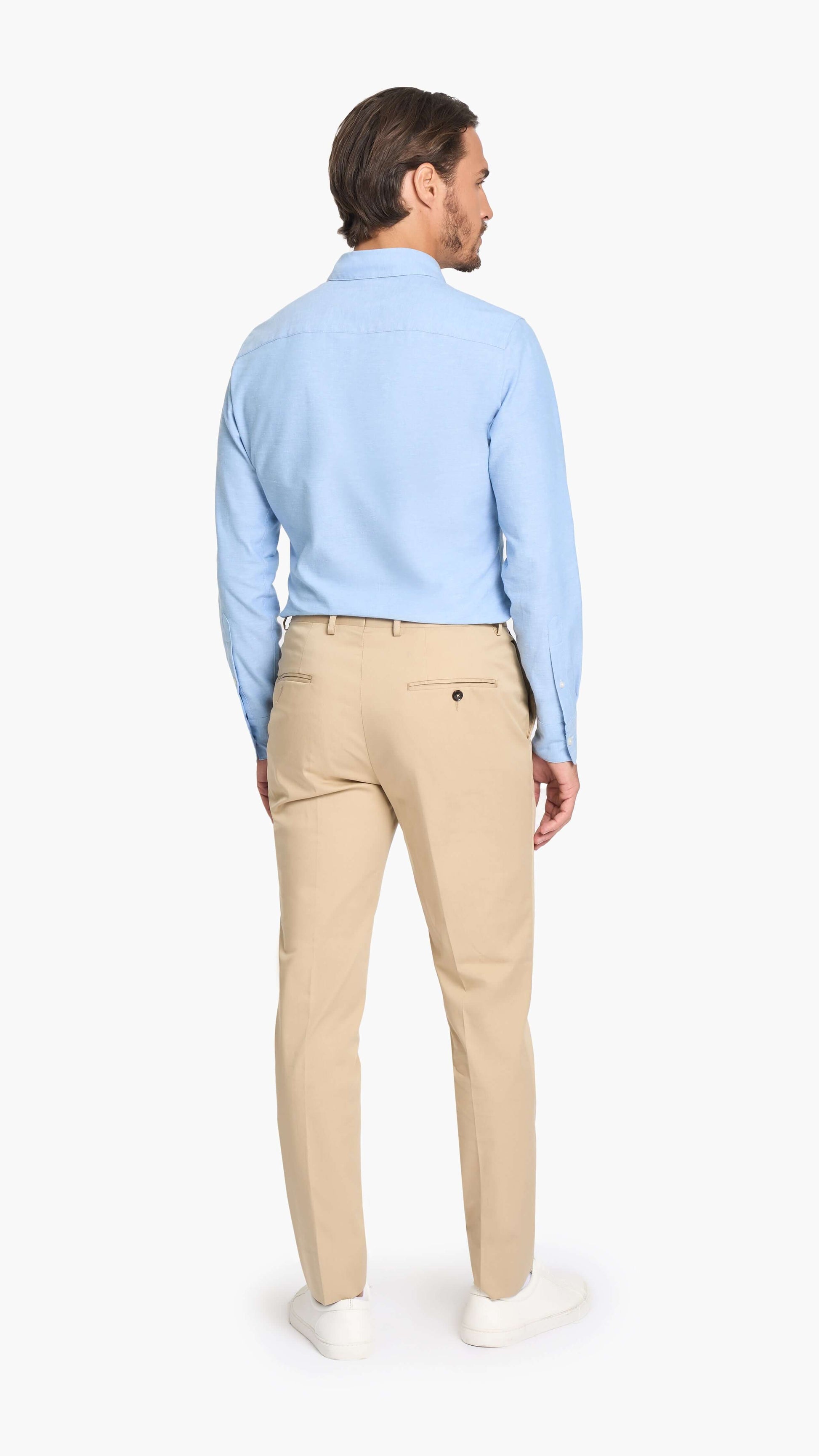 Tessuti di Sondrio Beige Twill Custom Chino