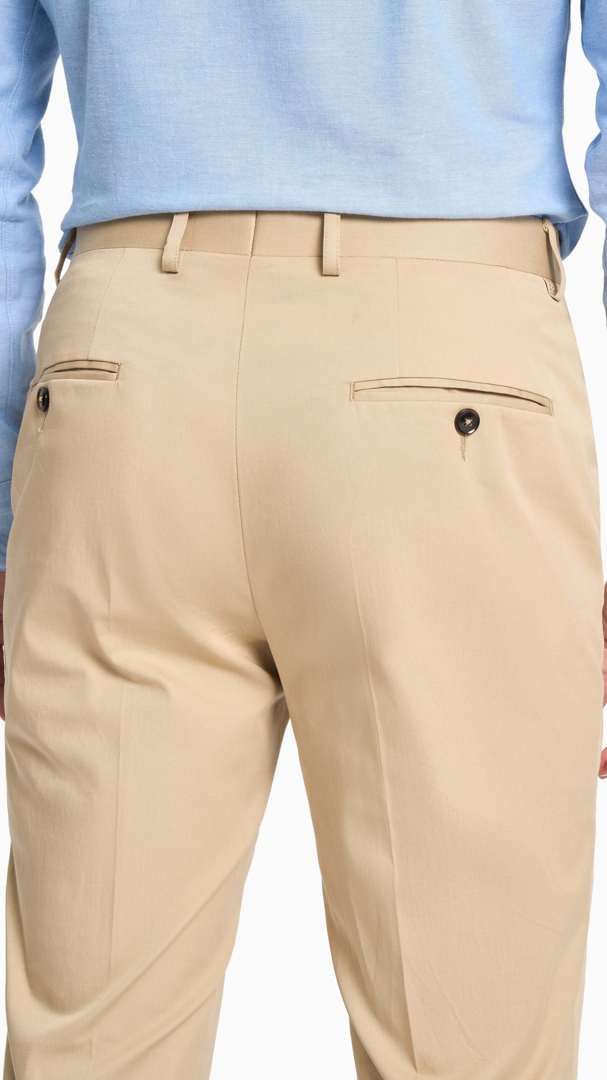 Tessuti di Sondrio Beige Twill Custom Chino