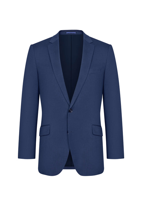Dormeuil Royal Blue Sharkskin Custom Suit