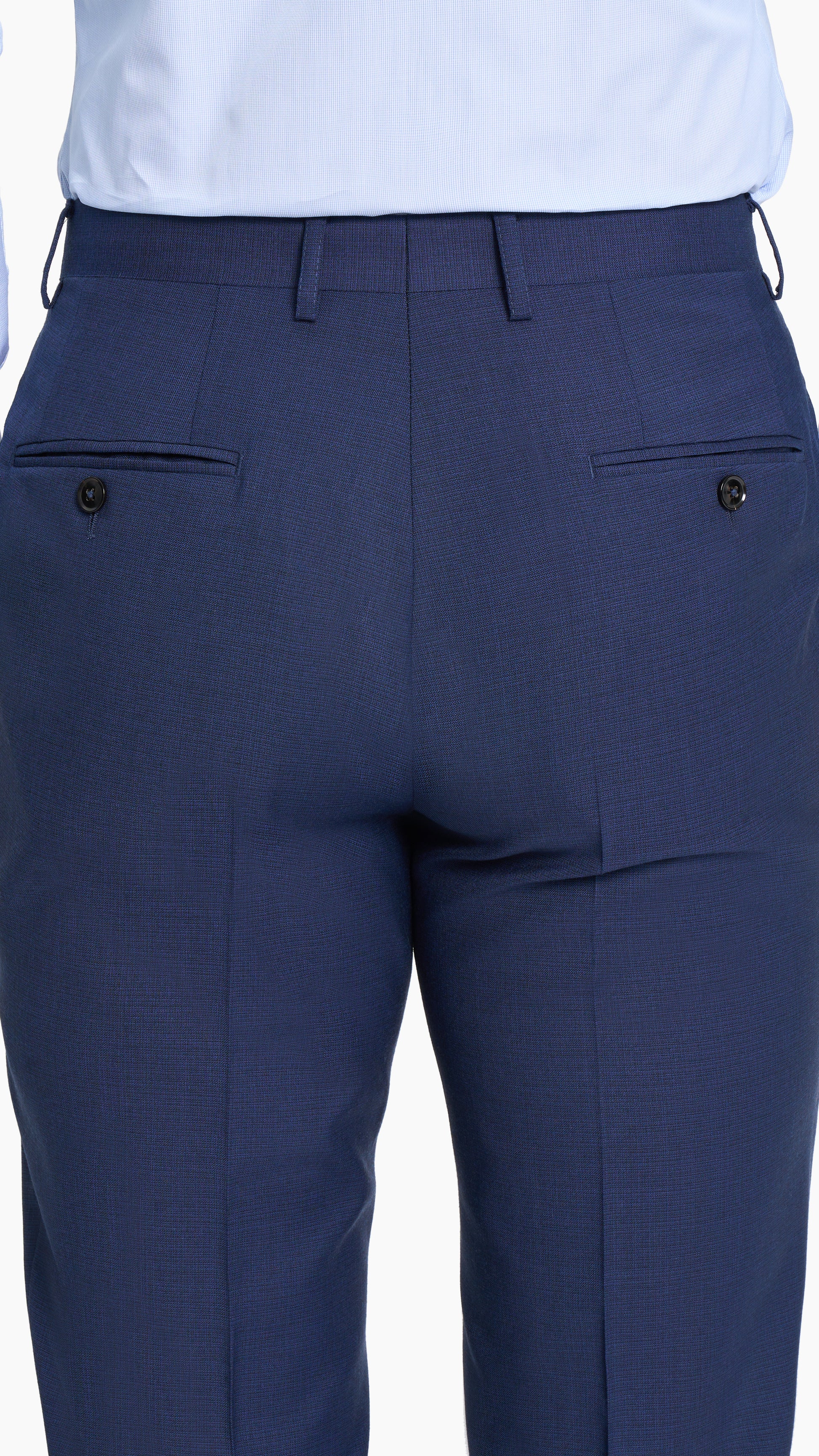 Royal Blue Sharkskin Trouser