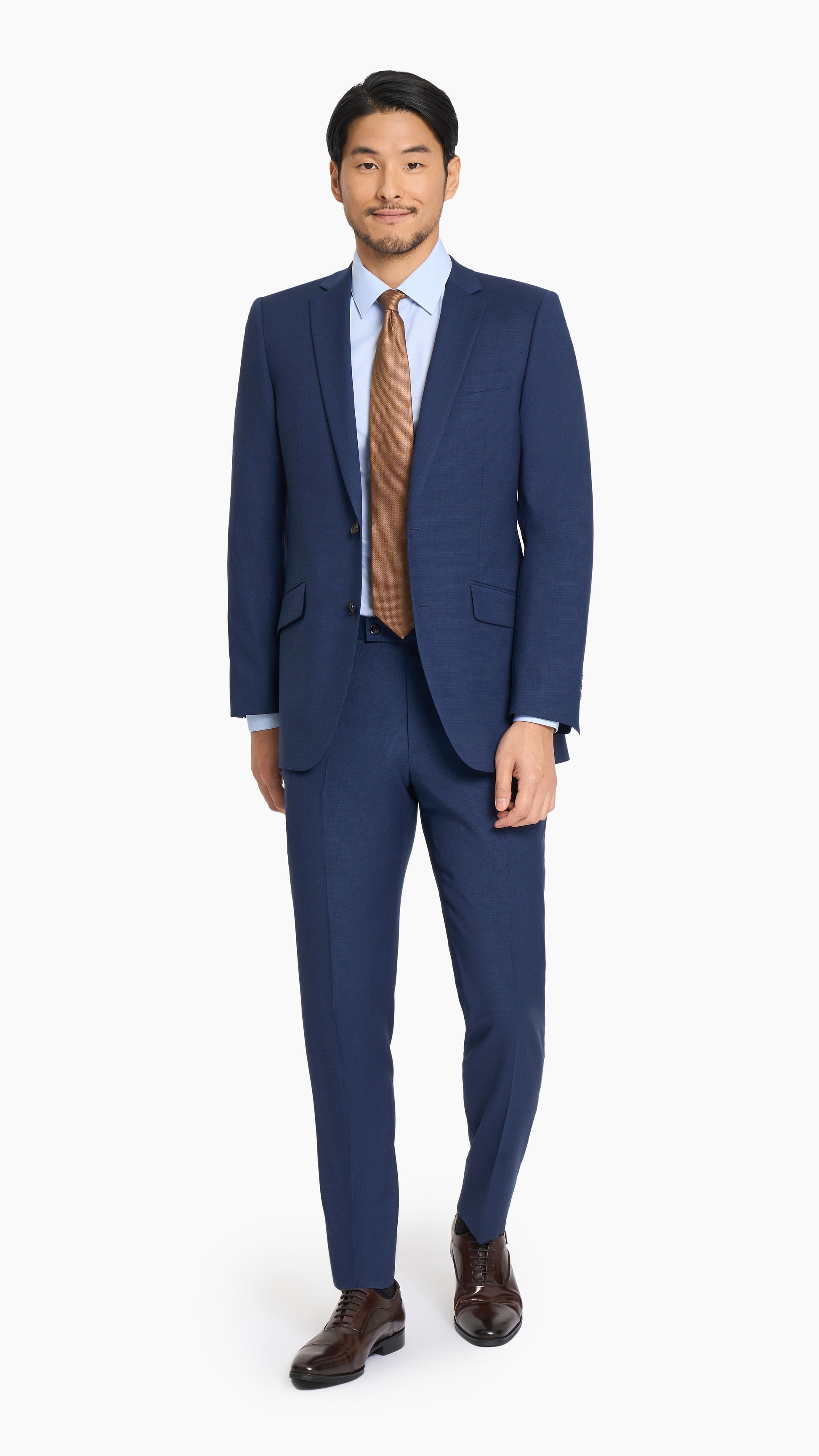 Royal Blue Sharkskin Trouser