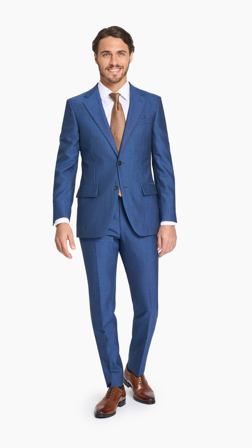 Tonic Blue Hopsack Jacket