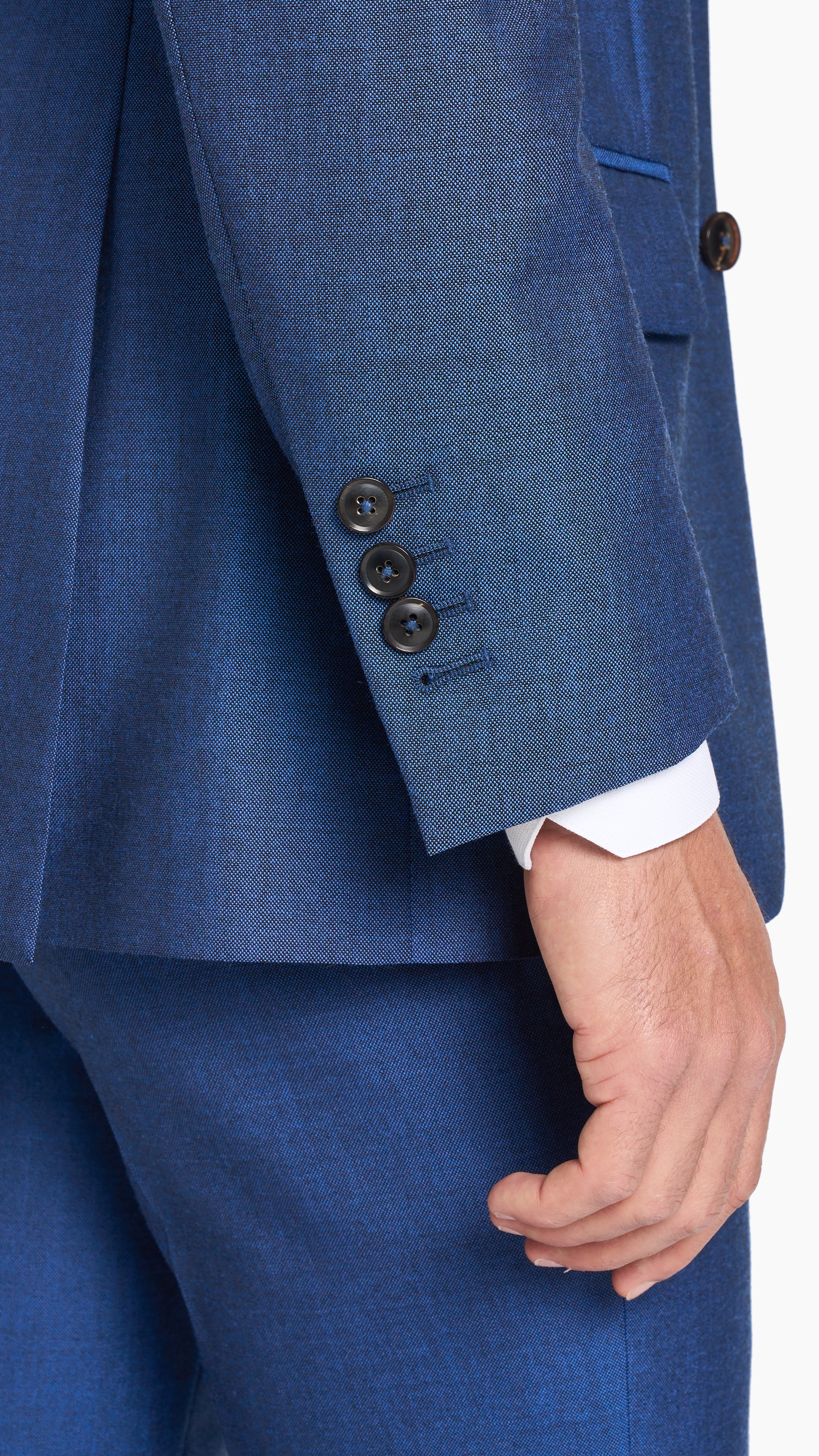 Tonic Blue Hopsack Jacket