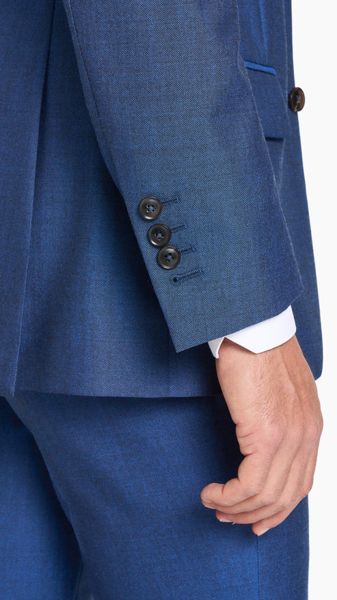 Tonic Blue Hopsack Jacket