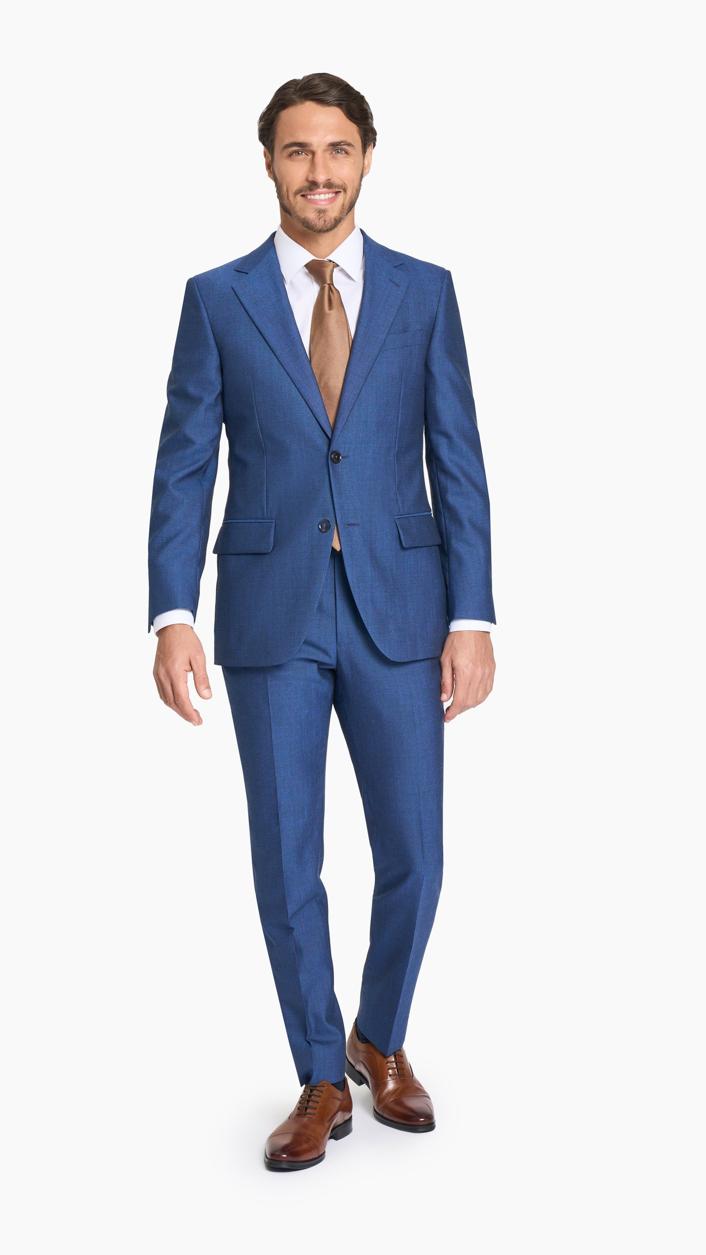 Tonic Blue Hopsack Suit