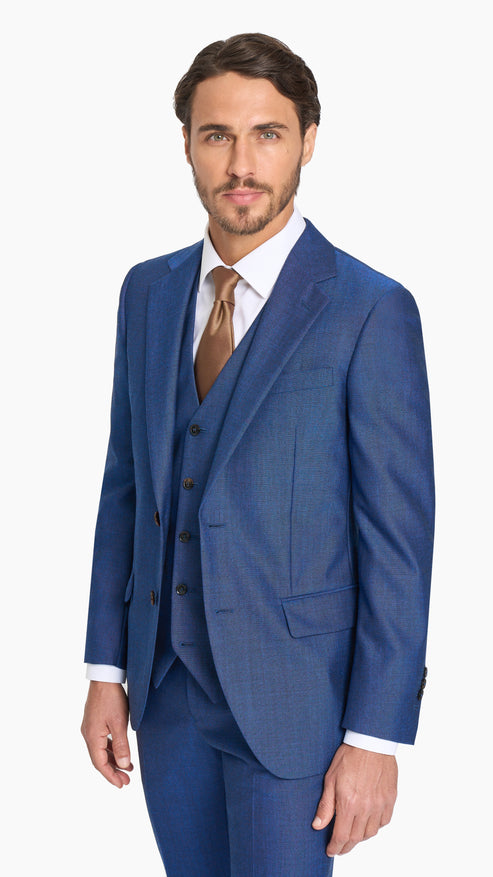 Tonic Blue Hopsack Suit