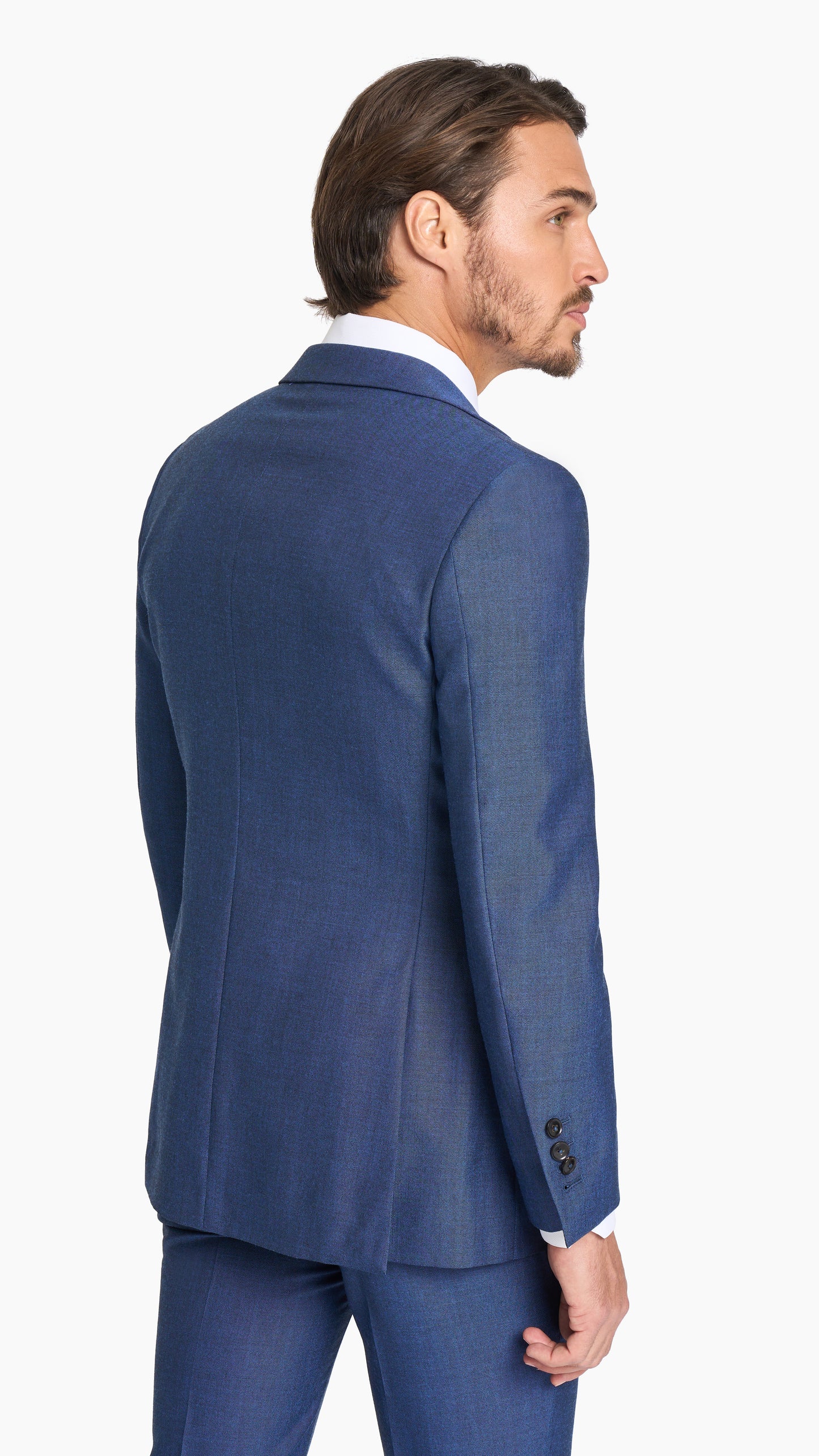 Tonic Blue Hopsack Suit